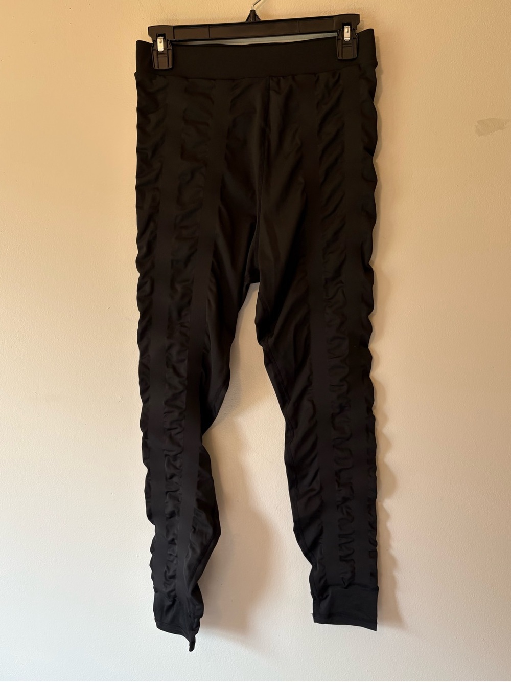 SKINNIFY Black Resistance Band Leggings, Size XL Women’s